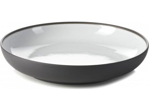 Revol SOLID tallerken 23,5 cm, hvid/sort
