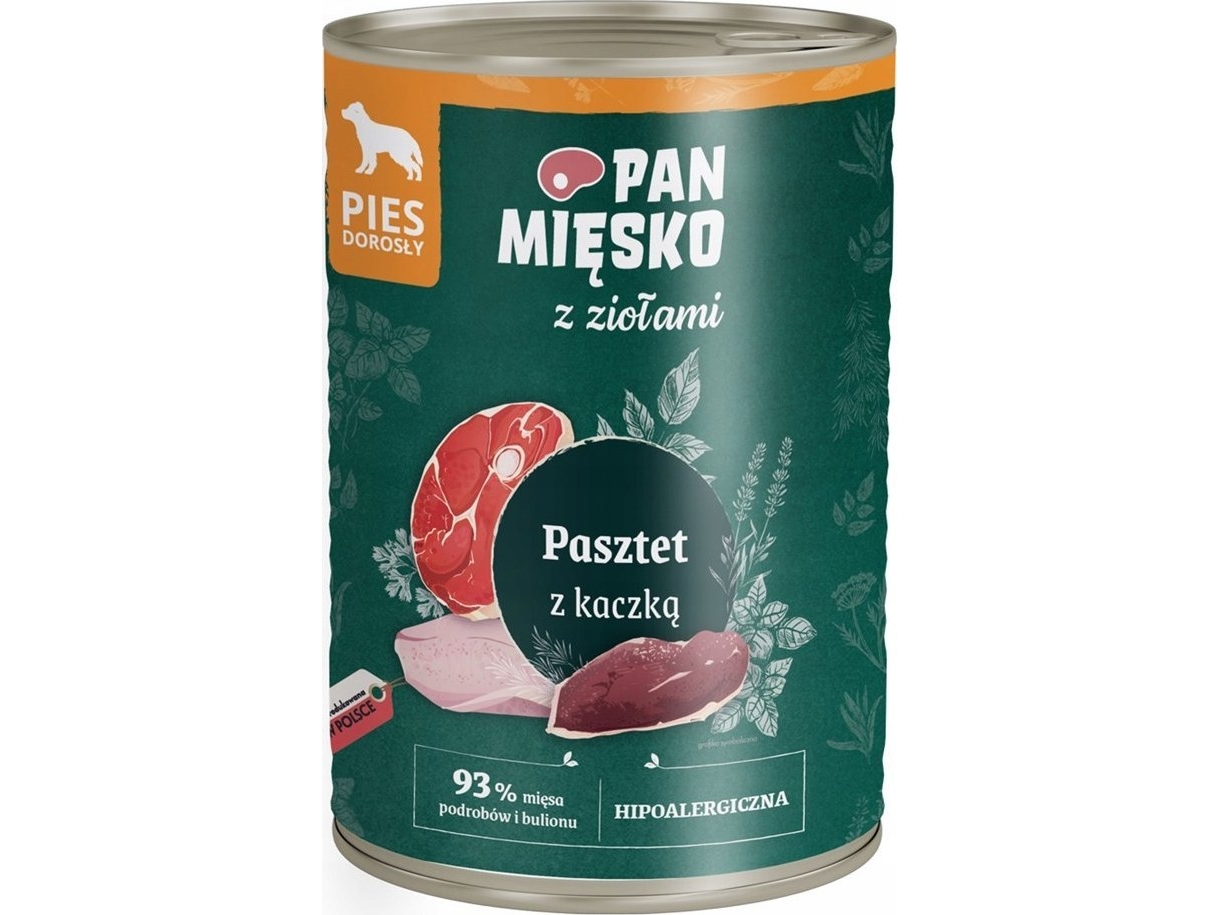 Pan Mięsko Pasztet z kaczkiem 400 g