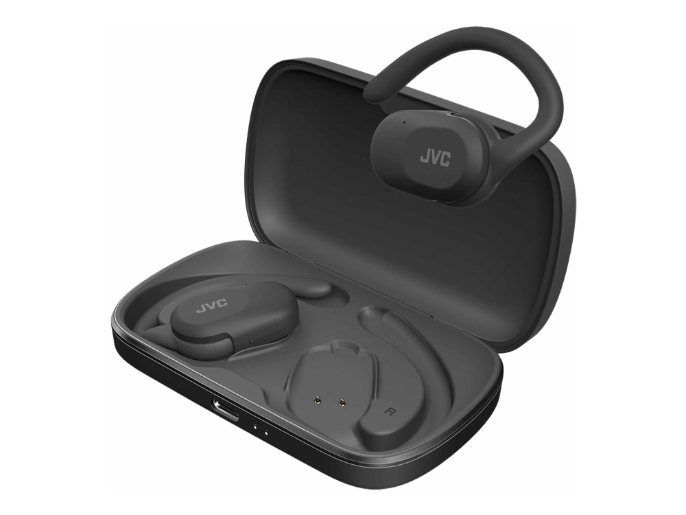 Jvc Ha-Np40t – Ægte Trådløse Éretelefoner Med Mik. – Ébent Ére – Over Éret-Montering – Bluetooth – Sort