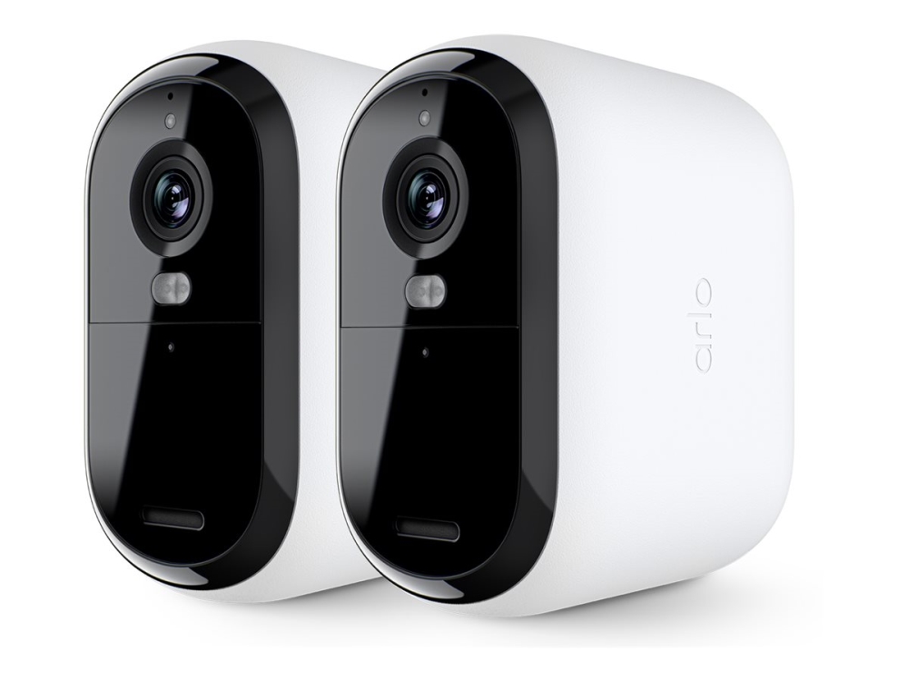 Arlo Essential XL - 2:a generationen - nätverksövervakningskamera - inomhusbruk, utomhusbruk - vädertålig - färg (Dag&Natt) - 4 MP - 2560 x 1440 - ljud - trådlös - Wi-Fi (paket om 2) | Foto och video - Videoövervakning - Övervakningsutrustning | GameStuff