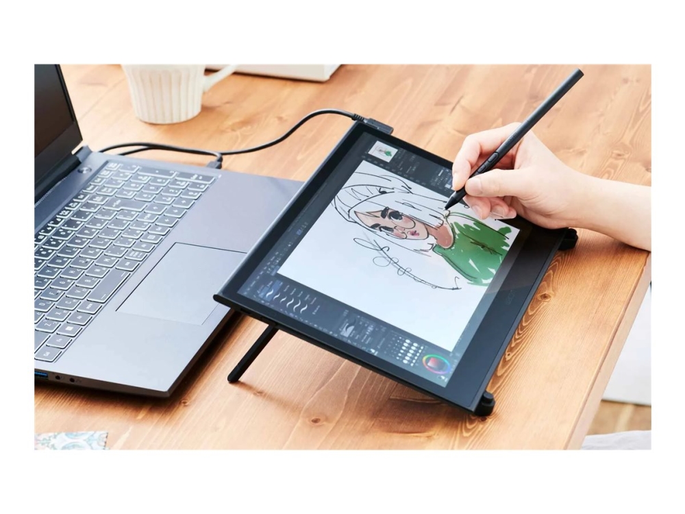 Wacom Movink 13 - Digitaliserare med OLED-display - 29.4 x 16.5 cm - multi-touch (10-punktig) - projicerad kapacitet - kabelansluten - USB-C | Datortillbehör - Möss & Tangentbord - Ritbord | GameStuff