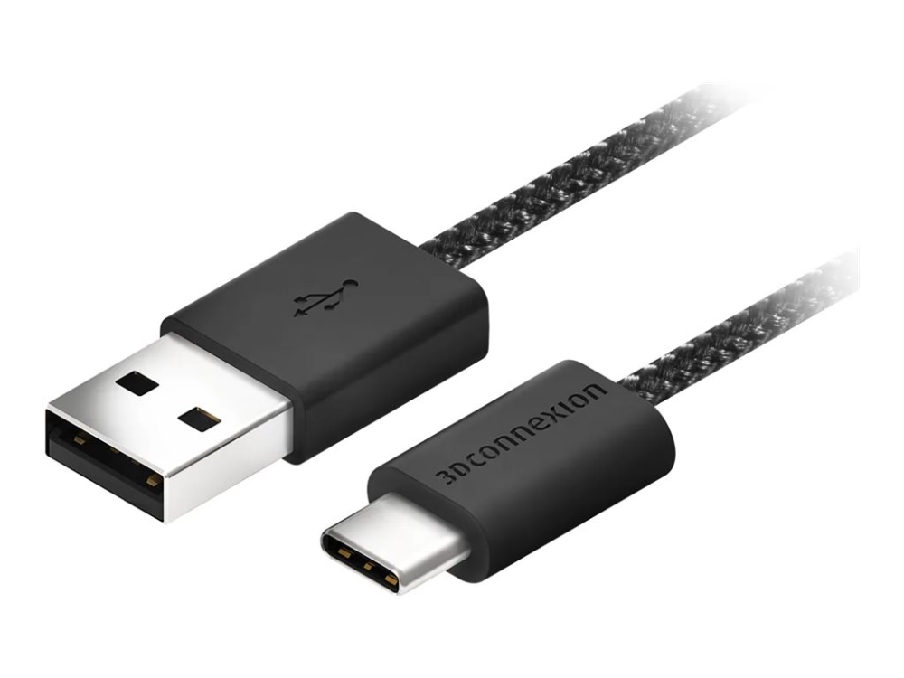 3Dconnexion - USB-kabel - USB (hane) till USB-C (hane) - 1.5 m - braided | Datortillbehör - Kablar & adaptrar - Datakablar | GameStuff