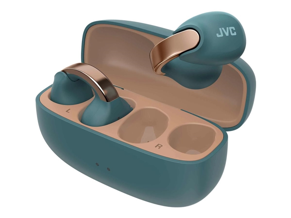 JVC HA-NP1T - True wireless-hörlurar med mikrofon - öppet öra - med öronklämma - Bluetooth - blå | TV, Ljud & Bild - Hörlurar & Mikrofoner | GameStuff