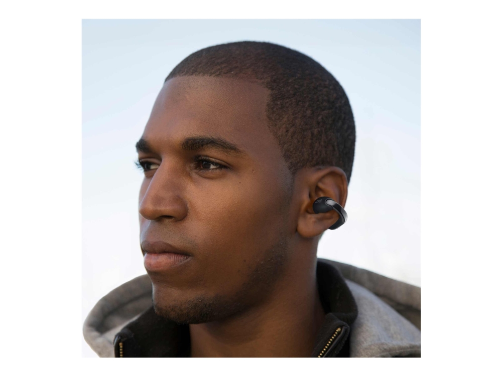 JVC HA-NP1T - True wireless-hörlurar med mikrofon - öppet öra - med öronklämma - Bluetooth - svart | TV, Ljud & Bild - Hörlurar & Mikrofoner | GameStuff