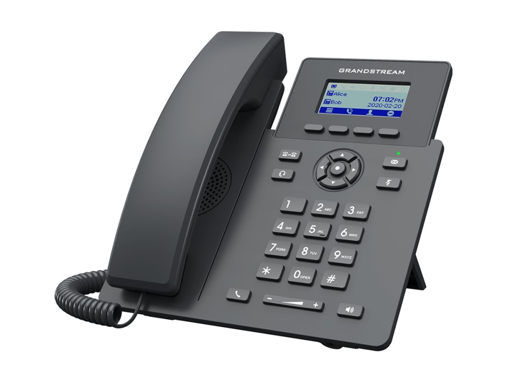 Grandstream GRP Series GRP2601 - VoIP-telefon - 5-vägs samtalsförmåg - SIP, RTCP, RTP, RTCP-XR, SRTP - 2 linjer | Tele & GPS - Fast & IP telefoner - IP telefoner | GameStuff