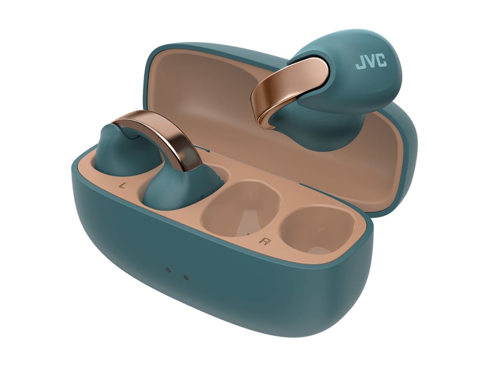 JVC Nearphones HA-NP1T Open Ear Headphones Blå