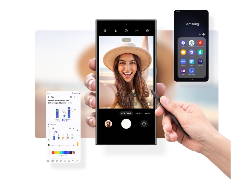 Samsung S Pen - Aktiv penna - Bluetooth - gul - för Galaxy S24 Ultra | Datortillbehör - Möss & Tangentbord - Ritbord tillbehör | GameStuff