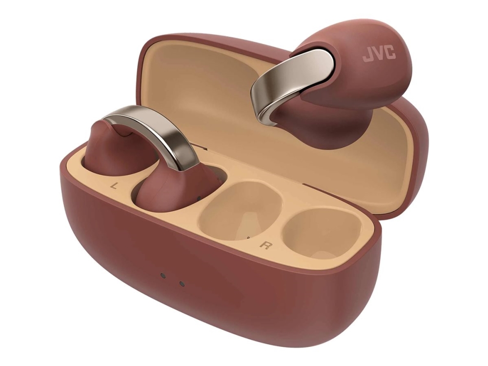 JVC HA-NP1T - True wireless-hörlurar med mikrofon - öppet öra - med öronklämma - Bluetooth - brun | TV, Ljud & Bild - Hörlurar & Mikrofoner | GameStuff
