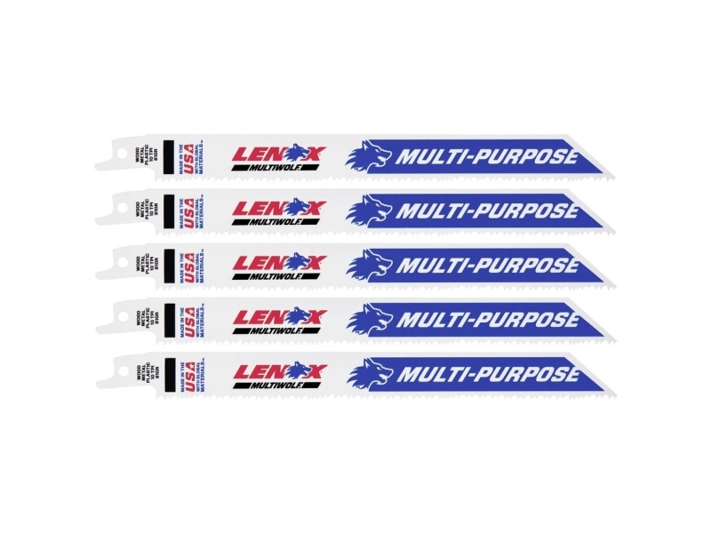 Lenox 20580810R Sticksågblad Sågbladets längd 203 mm 5 st | Elverktyg - Sågblad - Tigersågblad | GameStuff