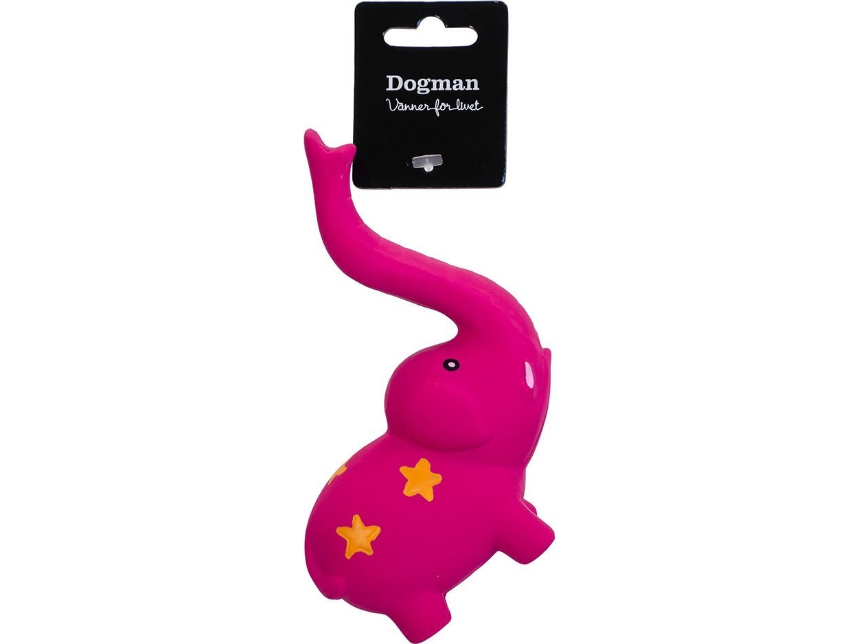 DOGMAN Hundleksaker Latex Elefant | Sällskapsdjur - Hund - Leksaker & Aktivering | GameStuff
