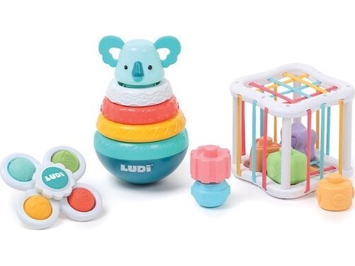 Ludi Aktivitetslegetøj - Puttekasse m. Tilbehør