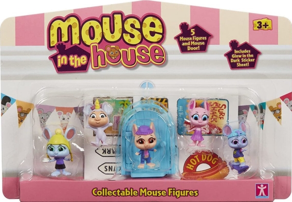 Figur Piatnik Mouse In The House Mouse 5Er-Set Ass Cdu