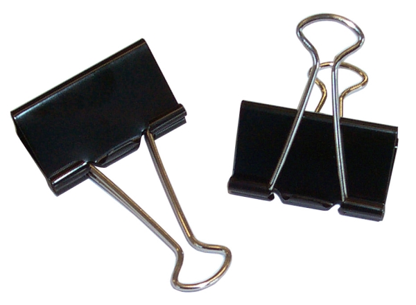 Wedo 64 21441, Metall, Svart, 1,9 cm, 41 mm, 12 styck | Kontorsmaterial - Kontorstillbehör - Papper clips | GameStuff