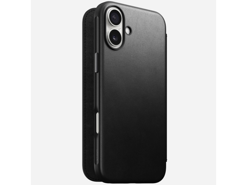 Nomad Nomad Modern Leather Folio, Schwarz - Iphone 16 Plus