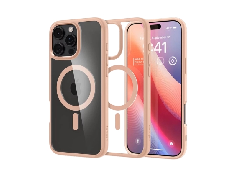 Spigen Ultra Hybrid (Magfit), Cover, Apple, Iphone 16 Pro Max, 17,5 Cm (6.9"), Rose
