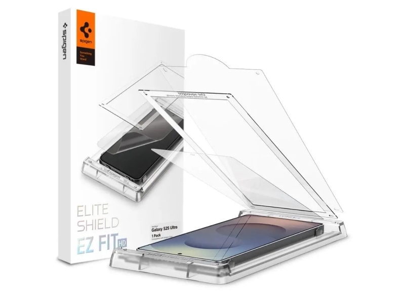 Spigen Elite Shield Ez Fit Hd Hybrid Glass For Samsung Galaxy S25 Ultra