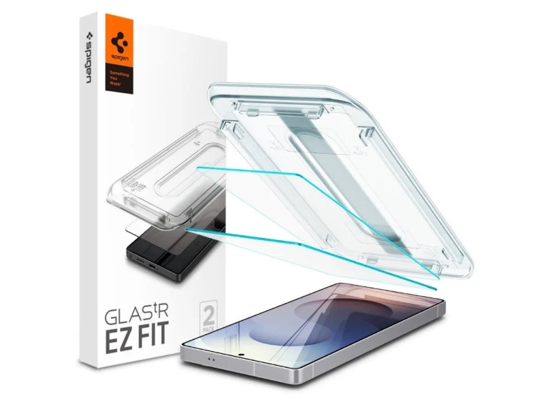 Spigen Glas.tr Ez Fit Samsung Galaxy S25 Ultr Reptålig Transparent 2 St
