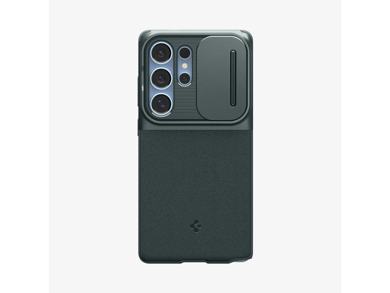 Spigen Optik Armor Case For Samsung Galaxy S25 Ultra Green