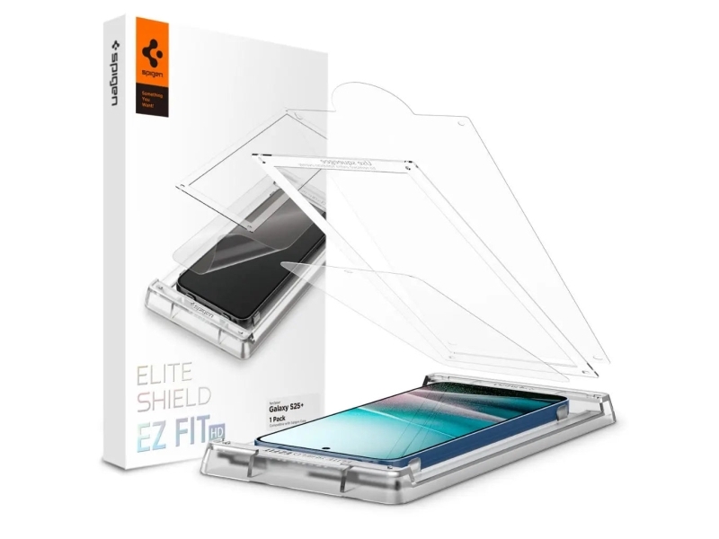 Spigen Elite Shield Ez Fit Hd Hybrid Glass For Samsung Galaxy S25