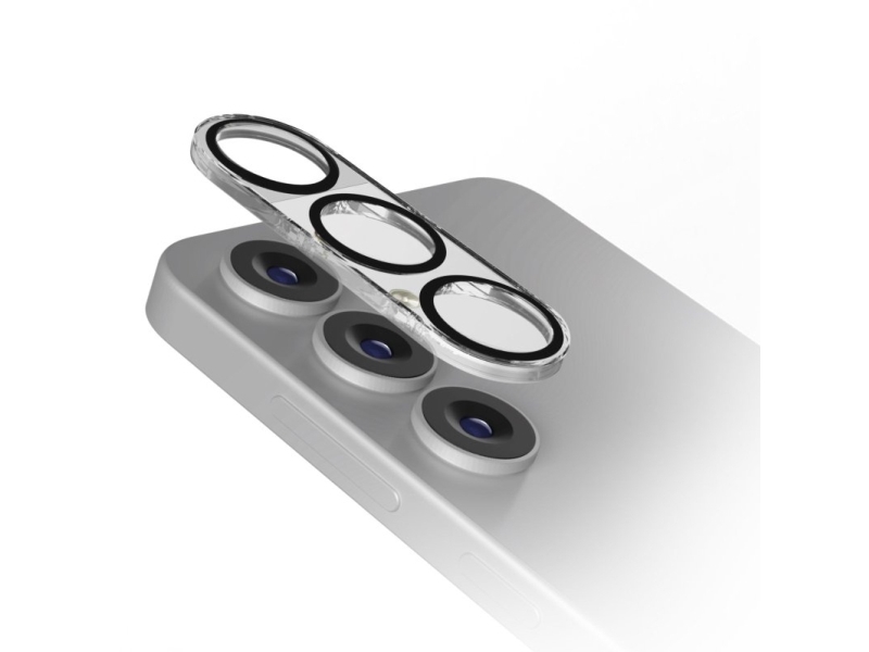 Sbs Tecamglsas25p Linsebeskytter Transparent Silikone Hærdet Glas Samsung Galaxy S25 Modstandsdygtig Mod Ridser
