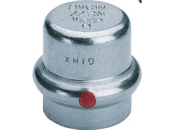 Stik med SC-Contur 18 stål / galvaniseretRørkobling