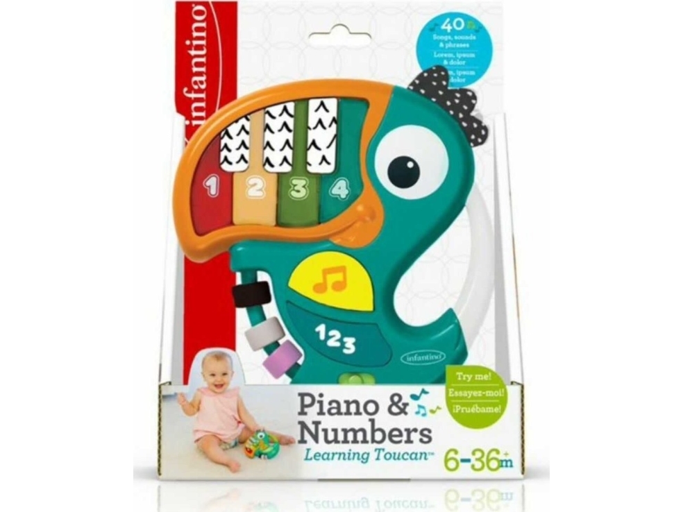Infantino Mokomasis Pianinas „Tukanas“