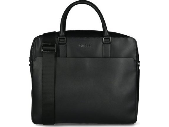 Guess Scala Ecological Leather Briefcase Computer Black 36 X 29 X 9 Cm For Men