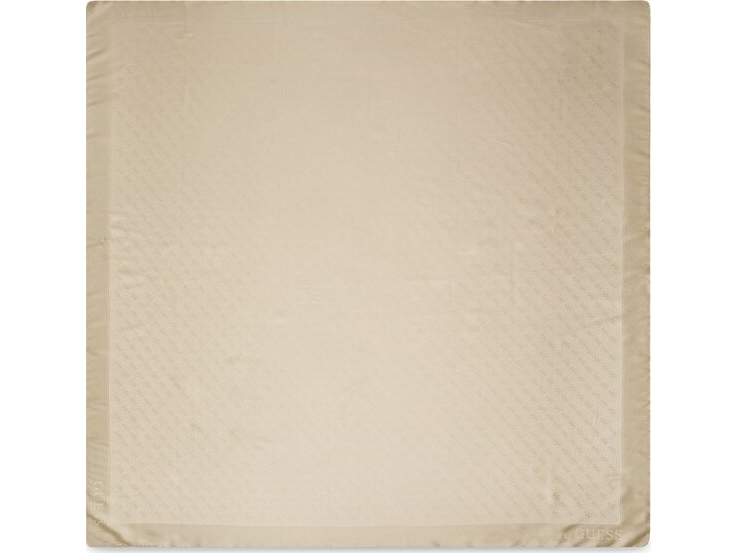 Guess, Rossana, Textile Scarf, 4G Logo, Aw8851 Pol03, 135 X 135 Cm, For Women