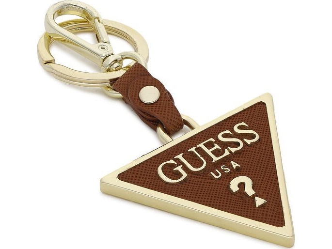 Guess, Guess, Metal Keyring, Rw7421 P2201, Brown