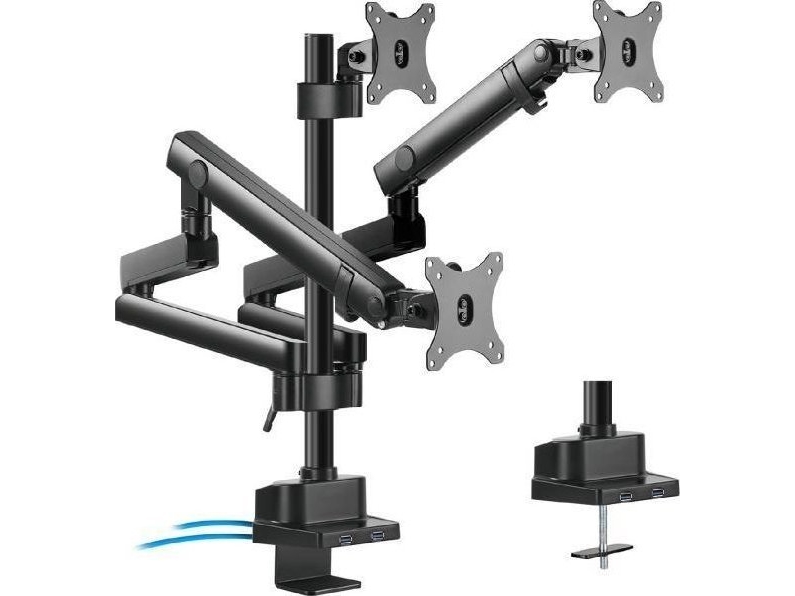 Maclean Wandhalterung Für 2 Monitore 17"–27" (Mc-633)