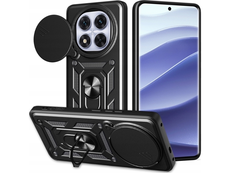 Tech-Protect Rückseitenhülle Für Redmi Note 14 Pro 5G / Poco X7 Camshield Pro (Must)