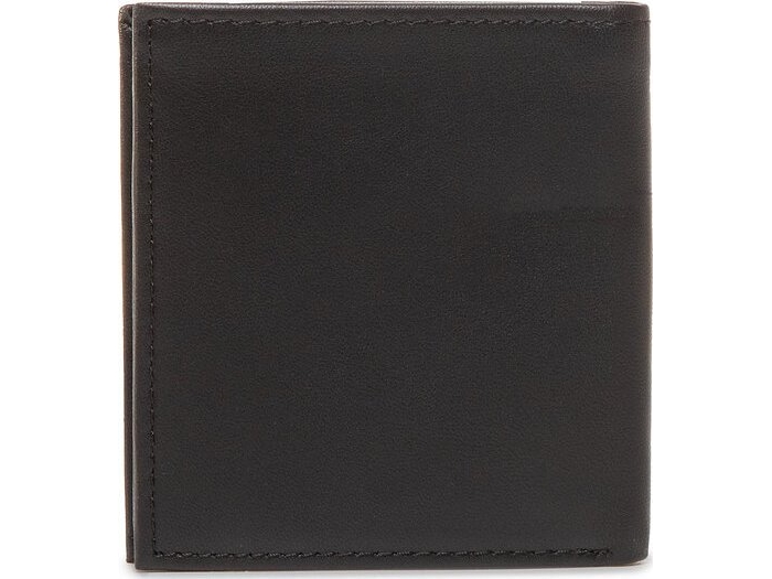 Guess-Sæt: Læder Nøglering, Sort + Daelon, Læderpung Small Billfold, Rød/Sort