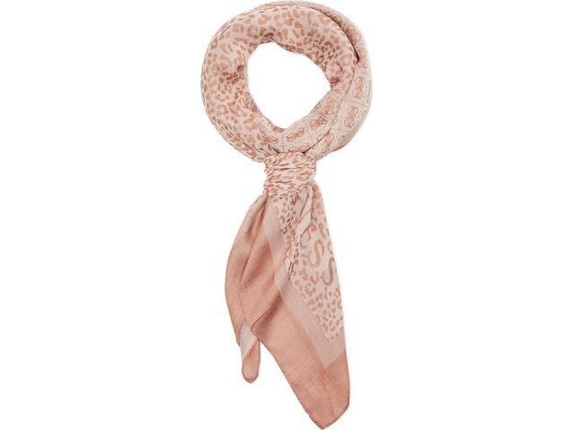 Guess, Animalier, Textile Scarf, 4G Logo, Aw8853 Pol03, 135 X 135 Cm, For Women