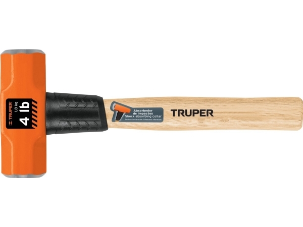 Hammer Mit Achteckigem Kopf. 30,5Cm, 1800G, Eichenstiel Mit Truper Thermoplastischem Schutz