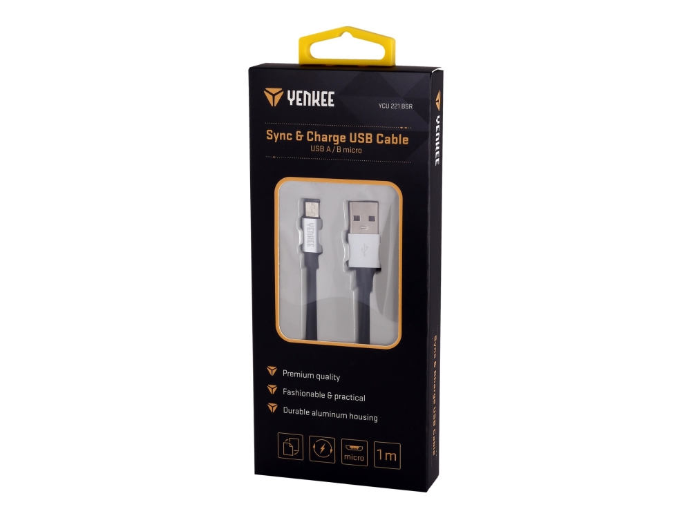 Usb-Synkroniserings- Og Opladningskabel Med Mikro-Usb-Stik