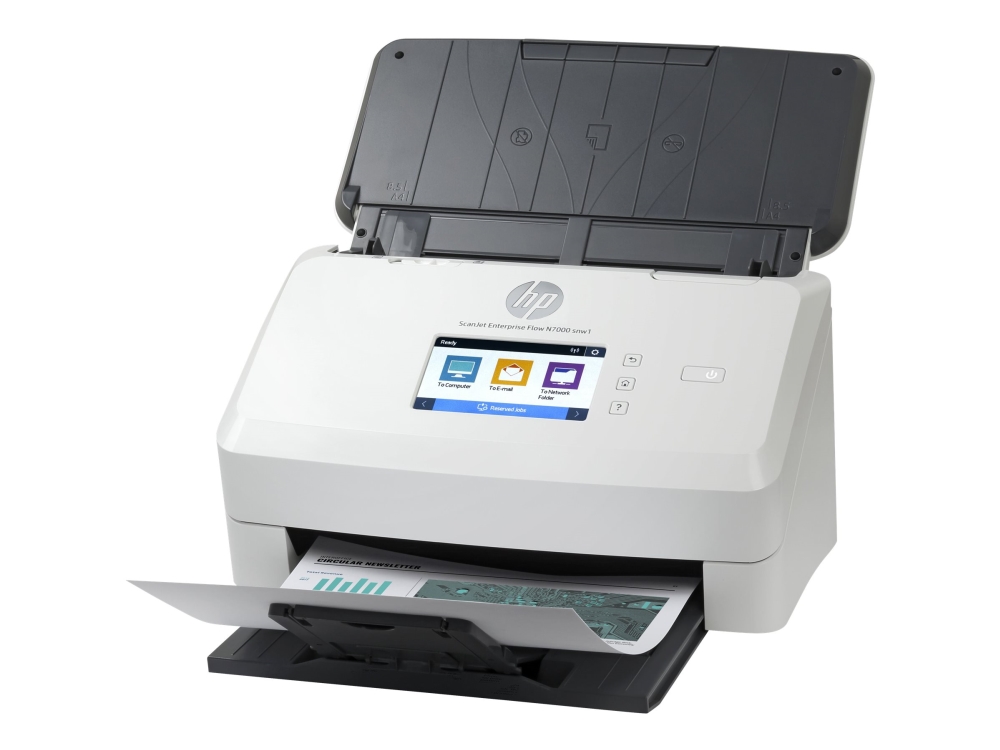 Hp Scanjet Enterprise Flow N7000, 216 X 3098 Mm, 600 X 600 Dpi, 48 Bit, 24 Bit, Scanner Mit Vorlageneinzug, Weiß
