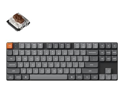 Keychron K1 Max – Tastatur – Qmk/Via, Kundenspezifisch Mechanisch – 80 % – Tkl – Hintergrundbeleuchtet – Kabellos – Usb-C, Bluetooth 5.1 – Tastenansc