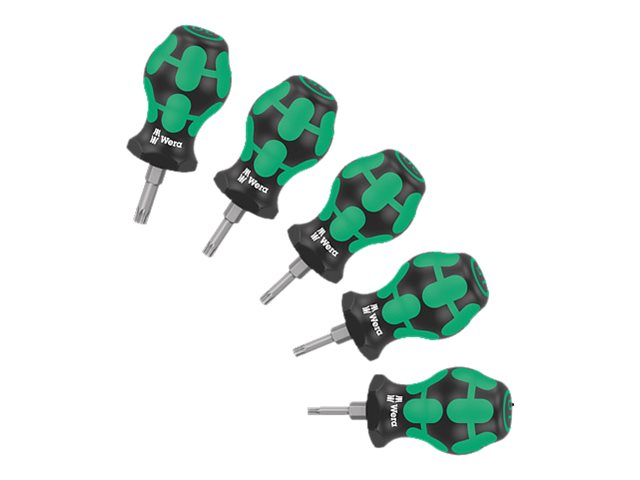 Wera Kraftform Plus - Series 300 Stubby Set TX 1 - Skruetrækkersæt - 5 stykker