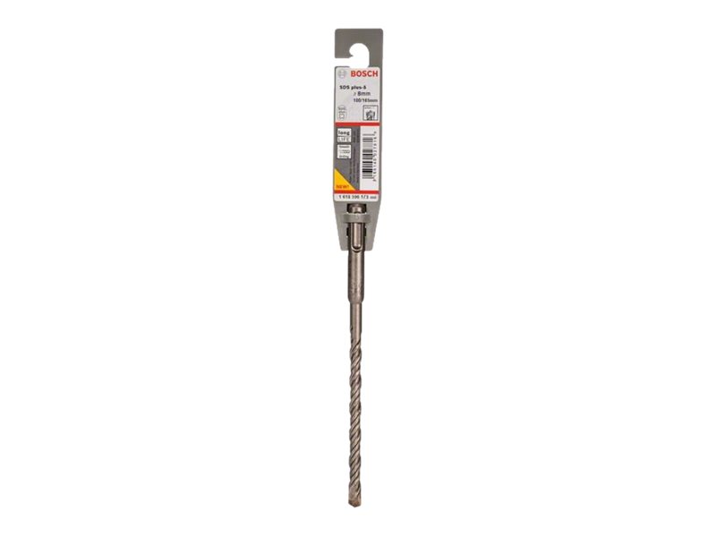 Bosch Hammerbohrer Sds-Plus-5, Bohrer, Rotationshammer, Hammer Drill Bit, 8 Mm, 165 Mm, Mauerziegel, Beton, Kalkstein, Stein, 10 Cm
