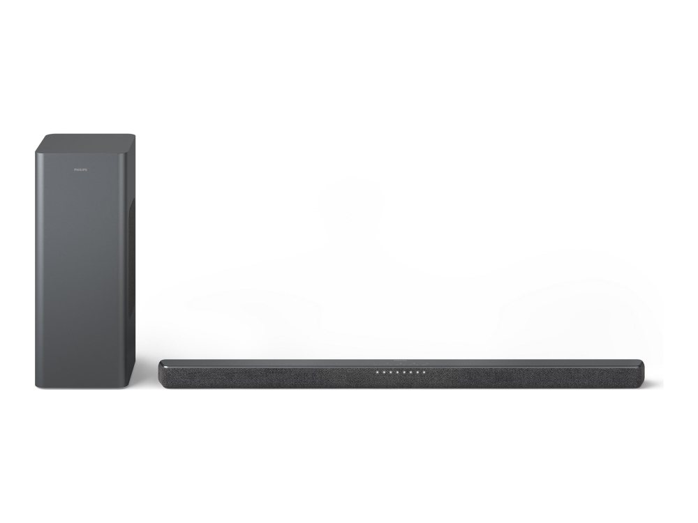 Philips TAB6309 - Soundbar - för tv - 2.1-kanals - trådlös - Bluetooth - 160 Watt (Total) - mörkgrå | TV, Ljud & Bild - Högtalare - Soundbar | GameStuff