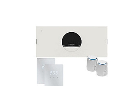 Pro komp 2 Z Gv st.sys - Trådløst styresystem LED/hvid komplet 2 zoner | VVS Artiklar - Uppvärmning - Golvvärme | GameStuff