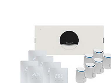 Pro komp 6 Z Gv st.sys - Trådløst styresystem LED/hvid komplet 6 zoner | VVS Artiklar - Uppvärmning - Golvvärme | GameStuff