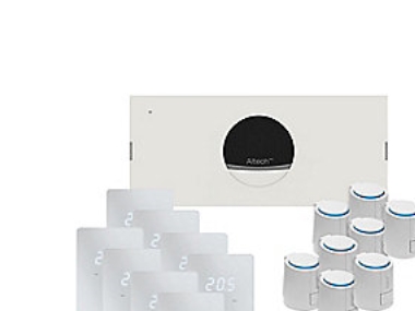 Pro komp 8 Z Gv st.sys - Trådløst styresystem LED/hvid komplet 8 zoner | VVS Artiklar - Uppvärmning - Golvvärme | GameStuff