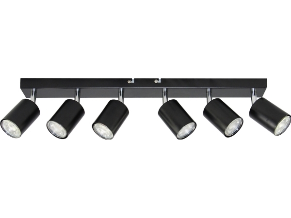 Pendlad Armatur Orno Doa Vaggarmatur Effekt Max 6x50w Gu10 Ip20 Svart