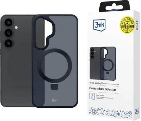 Samsung Galaxy S25 - 3Mk Smoke Case Mag&Amp Amp Stand