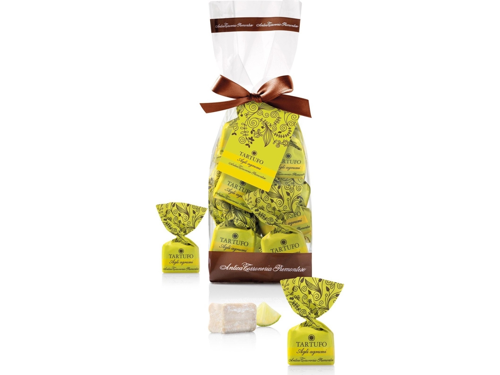 Antica Torroneria Piemontese Suklaatryffelit TARTUFI DOLCI AGLI AGRUMI 200g