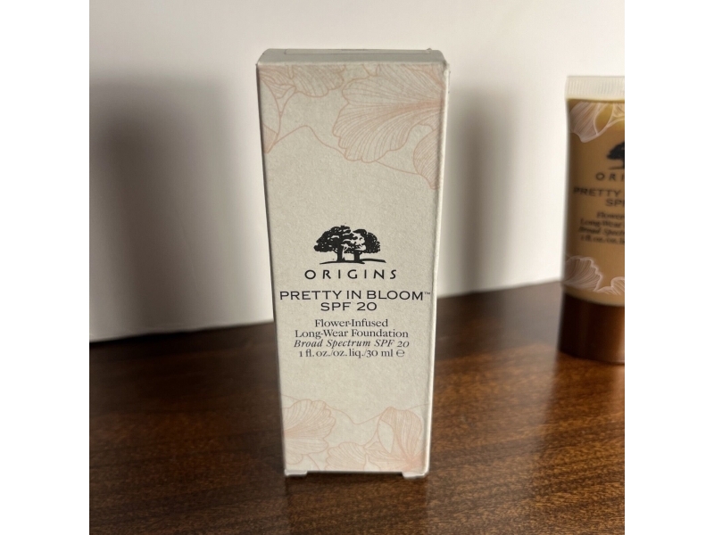 Origins , Pretty In Bloom, Long Wearing, Cream Foundation, 710, Very Deep Cool, Spf 20, 30 Ml For Women