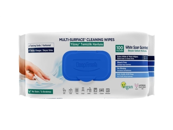 Deep_Fresh Wet wipes Deepfresh 100 vnt | Rengöring - Avtorkning - Handduk & dispensrar | GameStuff