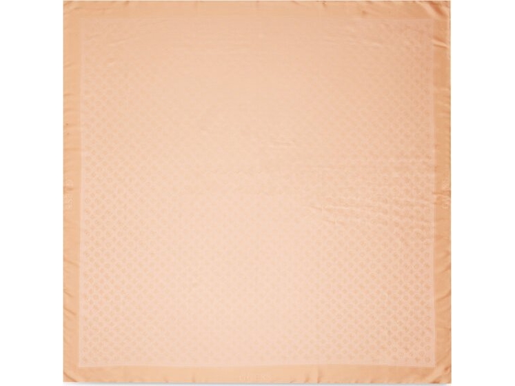 Guess, Helaina Kefiah, Textile Scarf, Coral, 4G Logo, Aw8850 Pol03, 135 X 135 Cm, For Women