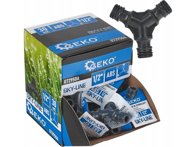 T-stykke til hurtigkoblinger SKY-LINE – displaykarton (30/240)